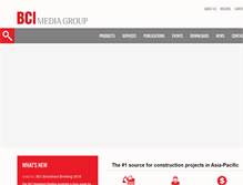 Tablet Screenshot of bcimediagroup.com